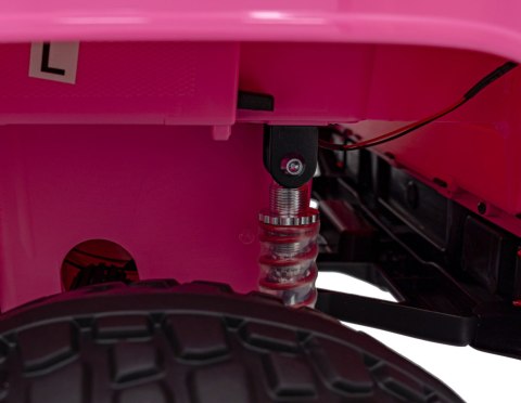 Auto terenowe OFF-ROAD 3.0 dla dzieci Różowy + Pilot + Wolny Start + Pasy + Audio LED Auto terenowe OFF-ROAD 3.0 dla dzieci Różowy + Pilot + Wolny Start + Pasy + Audio LED