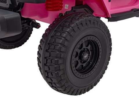 Auto terenowe OFF-ROAD 3.0 dla dzieci Różowy + Pilot + Wolny Start + Pasy + Audio LED Auto terenowe OFF-ROAD 3.0 dla dzieci Różowy + Pilot + Wolny Start + Pasy + Audio LED