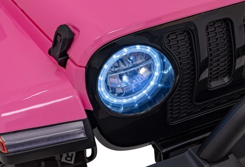 Auto terenowe OFF-ROAD 3.0 dla dzieci Różowy + Pilot + Wolny Start + Pasy + Audio LED Auto terenowe OFF-ROAD 3.0 dla dzieci Różowy + Pilot + Wolny Start + Pasy + Audio LED