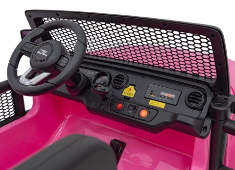 Auto terenowe OFF-ROAD 3.0 dla dzieci Różowy + Pilot + Wolny Start + Pasy + Audio LED Auto terenowe OFF-ROAD 3.0 dla dzieci Różowy + Pilot + Wolny Start + Pasy + Audio LED