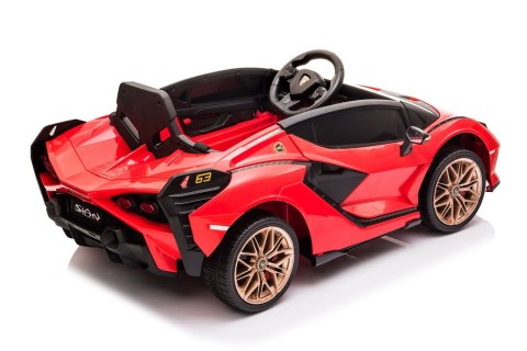 Lamborghini SIAN na akumulator dla dzieci Czerwony + Pilot + EVA + Wolny Start + Audio LED Lamborghini SIAN na akumulator dla dzieci Czerwony + Pilot + EVA + Wolny Start + Audio LED