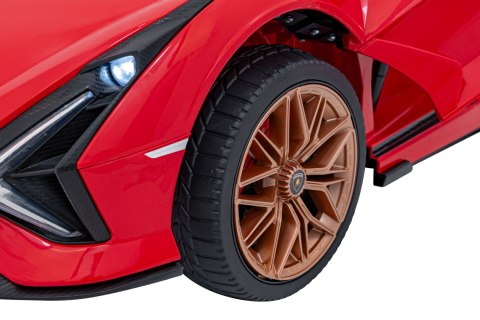 Lamborghini SIAN na akumulator dla dzieci Czerwony + Pilot + EVA + Wolny Start + Audio LED Lamborghini SIAN na akumulator dla dzieci Czerwony + Pilot + EVA + Wolny Start + Audio LED