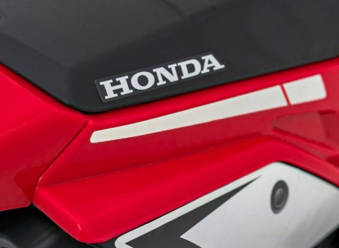 Motorek Cross Honda CRF 450R na akumulator dla dzieci Czerwony + 3 Koła + Gumowy Bieżnik + Klakson Motorek Cross Honda CRF 450R na akumulator dla dzieci Czerwony + 3 Koła + Gumowy Bieżnik + Klakson