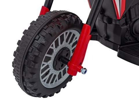 Motorek Cross Honda CRF 450R na akumulator dla dzieci Czerwony + 3 Koła + Gumowy Bieżnik + Klakson Motorek Cross Honda CRF 450R na akumulator dla dzieci Czerwony + 3 Koła + Gumowy Bieżnik + Klakson