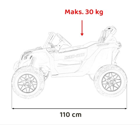 Pojazd ATV CAN-AM Maverick Pomarańczowy Pojazd ATV CAN-AM Maverick Pomarańczowy