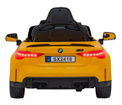 Pojazd BMW M4 Żółty Pojazd BMW M4 Żółty
