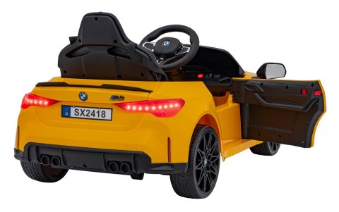 Pojazd BMW M4 Żółty Pojazd BMW M4 Żółty
