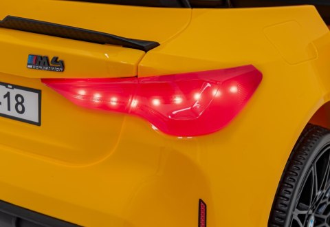 Pojazd BMW M4 Żółty Pojazd BMW M4 Żółty