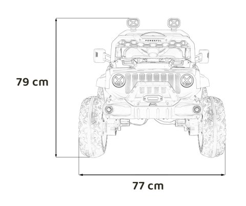 Pojazd OFF ROAD Speed Czerwony Pojazd OFF ROAD Speed Czerwony