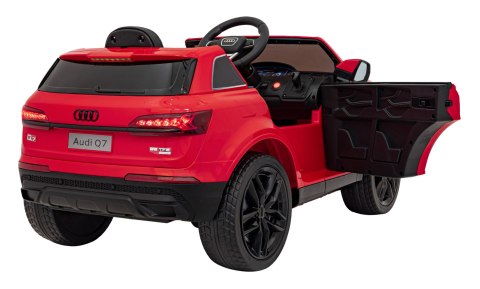 Pojazd Audi Q7 NEW LIFT Czerwony Pojazd Audi Q7 NEW LIFT Czerwony