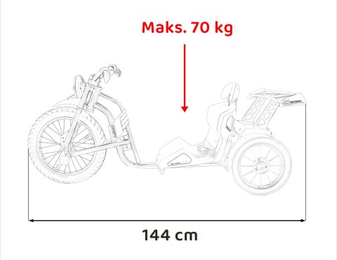 Pojazd DRIFT BIKE 21 Czerwony Pojazd DRIFT BIKE 21 Czerwony