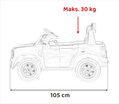 Pojazd Ford Ranger LIFT Niebieski Pojazd Ford Ranger LIFT Niebieski