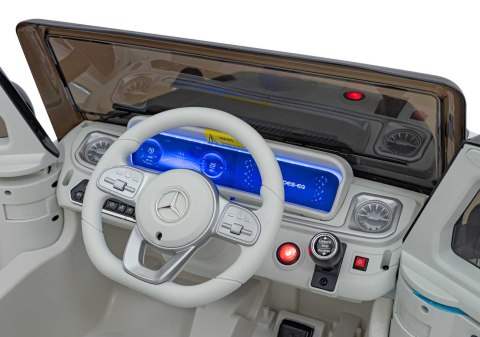 Pojazd Mercedes Benz EQG Biały Pojazd Mercedes Benz EQG Biały