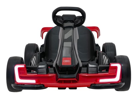 Pojazd Gokart Audi z Funkcją Driftu Czerwony Pojazd Gokart Audi z Funkcją Driftu Czerwony