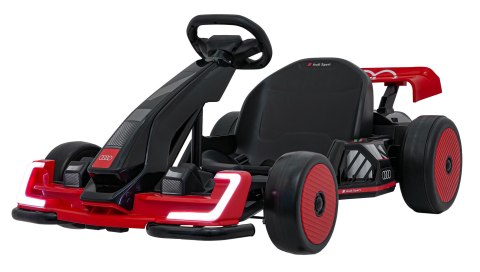 Pojazd Gokart Audi z Funkcją Driftu Czerwony Pojazd Gokart Audi z Funkcją Driftu Czerwony