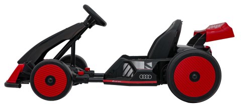 Pojazd Gokart Audi z Funkcją Driftu Czerwony Pojazd Gokart Audi z Funkcją Driftu Czerwony