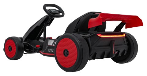 Pojazd Gokart Audi z Funkcją Driftu Czerwony Pojazd Gokart Audi z Funkcją Driftu Czerwony