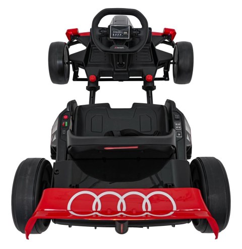Pojazd Gokart Audi z Funkcją Driftu Czerwony Pojazd Gokart Audi z Funkcją Driftu Czerwony