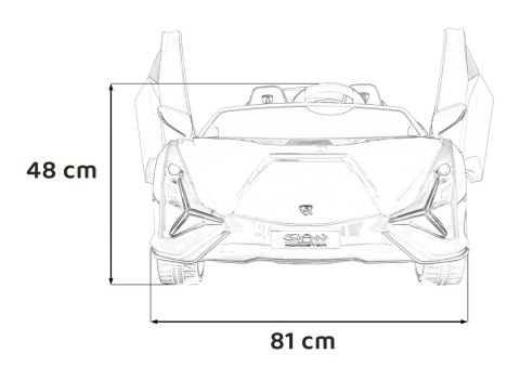 Pojazd Lamborghini SIAN Niebieski Pojazd Lamborghini SIAN Niebieski