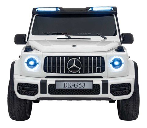 Pojazd Mercedes Benz G63 AMG XXL STRONG MP4 Biały Pojazd Mercedes Benz G63 AMG XXL STRONG MP4 Biały