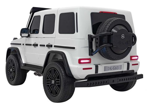 Pojazd Mercedes Benz G63 AMG XXL STRONG MP4 Biały Pojazd Mercedes Benz G63 AMG XXL STRONG MP4 Biały