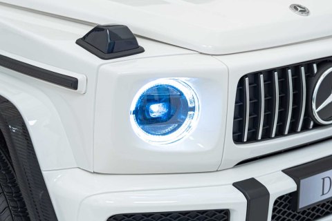 Pojazd Mercedes Benz G63 AMG XXL STRONG MP4 Biały Pojazd Mercedes Benz G63 AMG XXL STRONG MP4 Biały