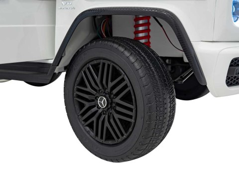 Pojazd Mercedes Benz G63 AMG XXL STRONG MP4 Biały Pojazd Mercedes Benz G63 AMG XXL STRONG MP4 Biały