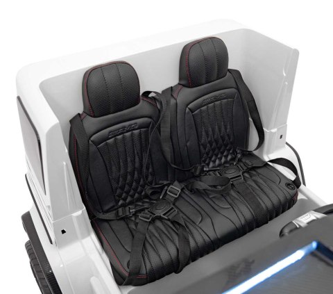 Pojazd Mercedes Benz G63 AMG XXL STRONG MP4 Biały Pojazd Mercedes Benz G63 AMG XXL STRONG MP4 Biały