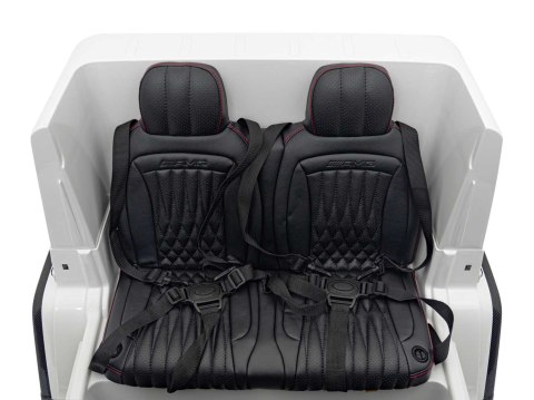 Pojazd Mercedes Benz G63 AMG XXL STRONG MP4 Biały Pojazd Mercedes Benz G63 AMG XXL STRONG MP4 Biały