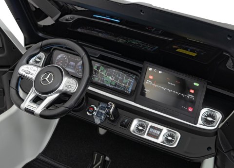 Pojazd Mercedes Benz G63 AMG XXL STRONG MP4 Biały Pojazd Mercedes Benz G63 AMG XXL STRONG MP4 Biały
