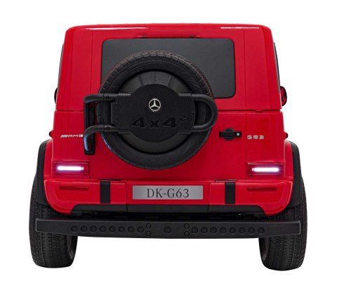 Pojazd Mercedes Benz G63 AMG XXL STRONG MP4 Czerwony Pojazd Mercedes Benz G63 AMG XXL STRONG MP4 Czerwony