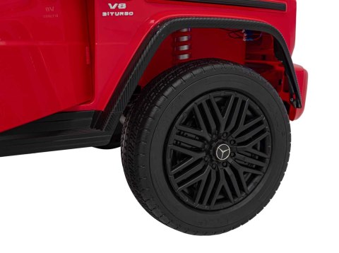 Pojazd Mercedes Benz G63 AMG XXL STRONG MP4 Czerwony Pojazd Mercedes Benz G63 AMG XXL STRONG MP4 Czerwony