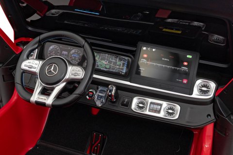 Pojazd Mercedes Benz G63 AMG XXL STRONG MP4 Czerwony Pojazd Mercedes Benz G63 AMG XXL STRONG MP4 Czerwony
