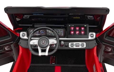 Pojazd Mercedes Benz G63 AMG XXL STRONG MP4 Czerwony Pojazd Mercedes Benz G63 AMG XXL STRONG MP4 Czerwony