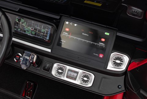 Pojazd Mercedes Benz G63 AMG XXL STRONG MP4 Czerwony Pojazd Mercedes Benz G63 AMG XXL STRONG MP4 Czerwony