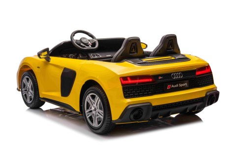Pojazd Audi Spyder R8 LIFT STRONG Żółty Pojazd Audi Spyder R8 LIFT STRONG Żółty