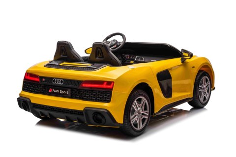 Pojazd Audi Spyder R8 LIFT STRONG Żółty Pojazd Audi Spyder R8 LIFT STRONG Żółty