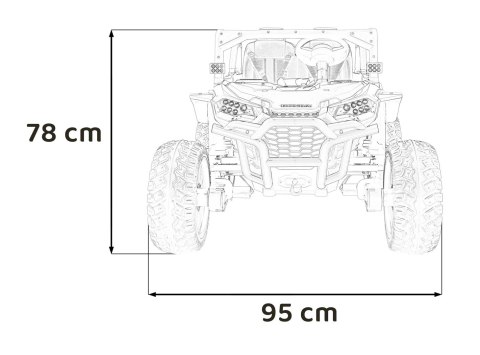 Pojazd Terenowy HONDA Talon 4x4 Niebieski Pojazd Terenowy HONDA Talon 4x4 Niebieski