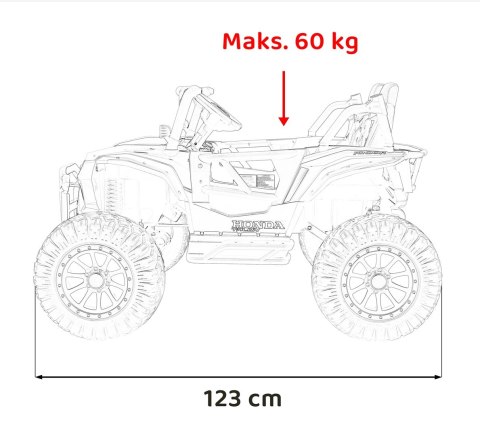 Pojazd Terenowy HONDA Talon 4x4 Niebieski Pojazd Terenowy HONDA Talon 4x4 Niebieski