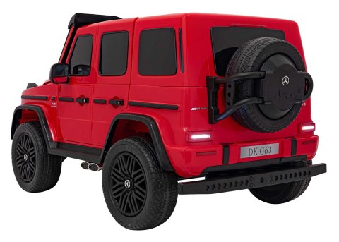 Pojazd Mercedes Benz G63 AMG XXL MP4 Czerwony Pojazd Mercedes Benz G63 AMG XXL MP4 Czerwony