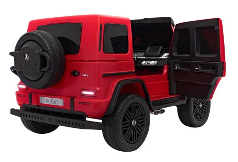 Pojazd Mercedes Benz G63 AMG XXL MP4 Czerwony Pojazd Mercedes Benz G63 AMG XXL MP4 Czerwony