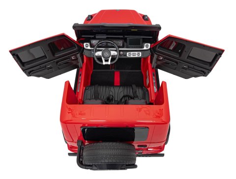 Pojazd Mercedes Benz G63 AMG XXL MP4 Czerwony Pojazd Mercedes Benz G63 AMG XXL MP4 Czerwony