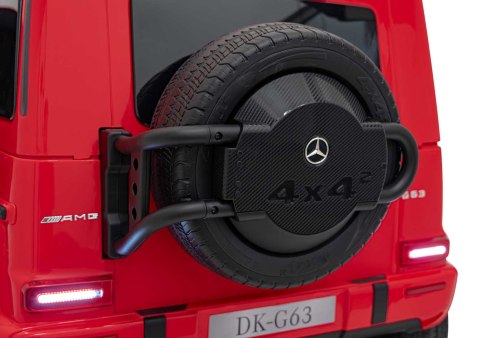 Pojazd Mercedes Benz G63 AMG XXL MP4 Czerwony Pojazd Mercedes Benz G63 AMG XXL MP4 Czerwony