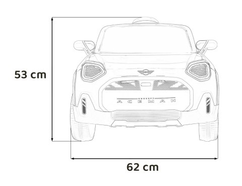 Pojazd Mini Concept Aceman Fioletowy Pojazd Mini Concept Aceman Fioletowy