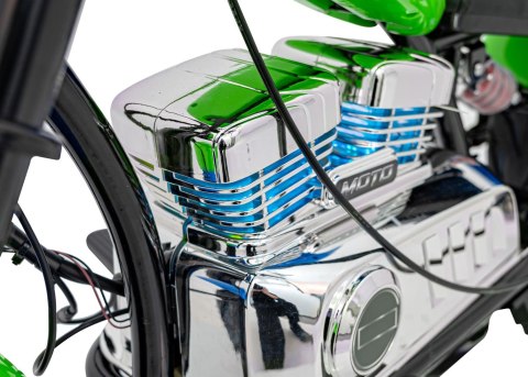 Pojazd Motorek Chopper Warrior Zielony Pojazd Motorek Chopper Warrior Zielony