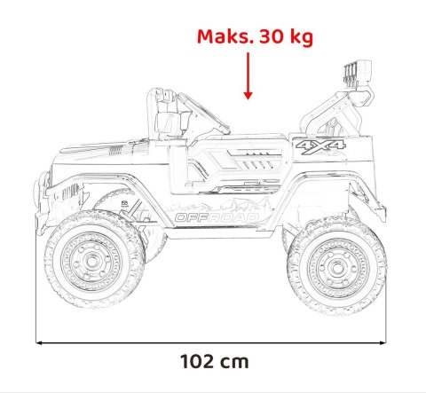 Pojazd Off-Road CLIMBER Czerwony Pojazd Off-Road CLIMBER Czerwony