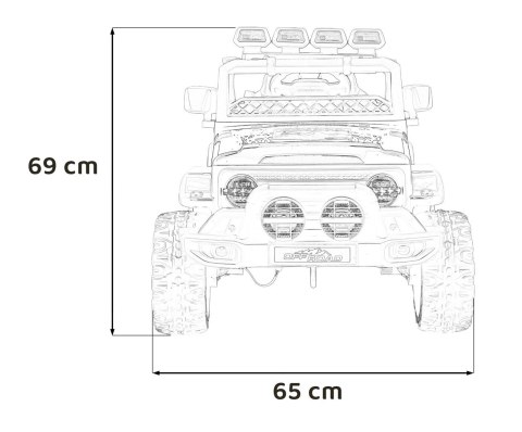 Pojazd Off-Road CLIMBER Czerwony Pojazd Off-Road CLIMBER Czerwony