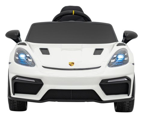 Pojazd Porsche Spyder RS 718 Biały MP4 Pojazd Porsche Spyder RS 718 Biały MP4