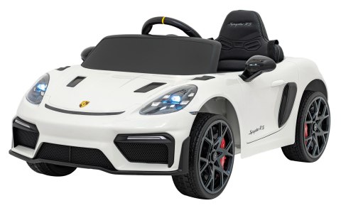 Pojazd Porsche Spyder RS 718 Biały MP4 Pojazd Porsche Spyder RS 718 Biały MP4