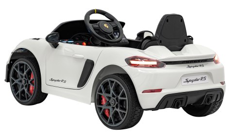 Pojazd Porsche Spyder RS 718 Biały Pojazd Porsche Spyder RS 718 Biały